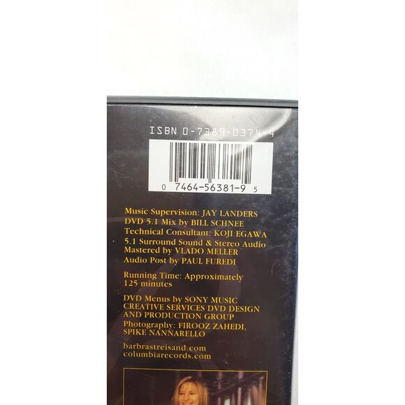 Barbra Steisand : Barbra The Concert DVD - Live At The MGM Grand - Picture 6 of 6